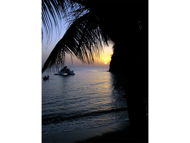 Západ slunce Karibik